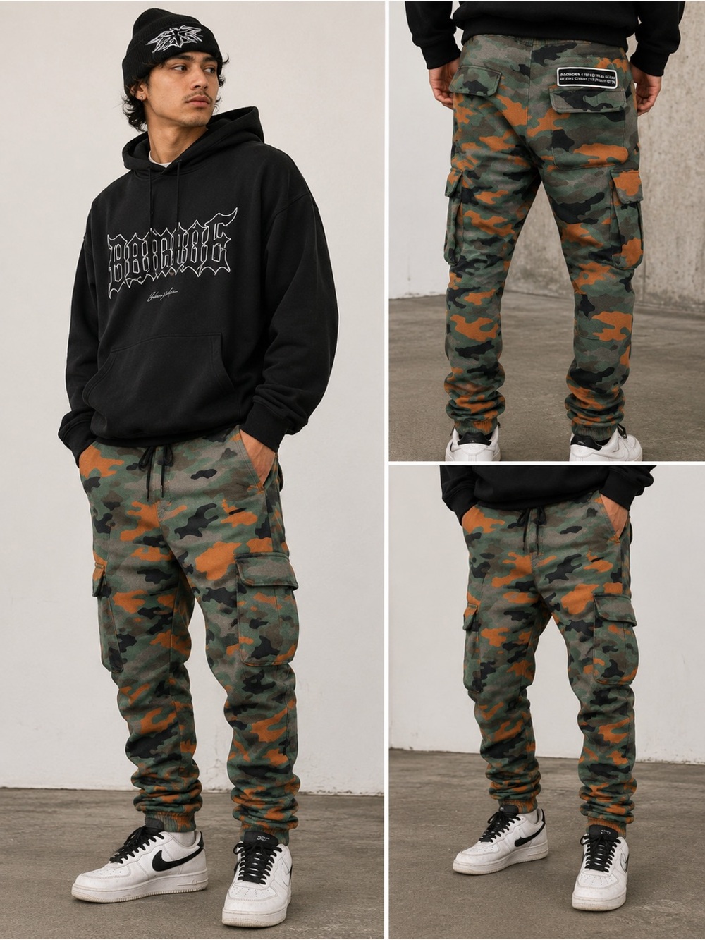 ANDBOX X 1ST Brian Alcazar GAMERS Camoflauge Joggers Streetwear Size Small